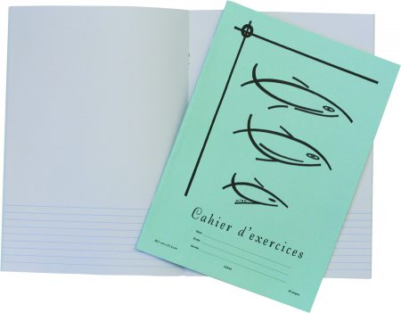 Hilroy Catechese Exercise Notebook (11 7/8" × 8 3/8") 8mm Ruled, 32-Pages, Blue Cover